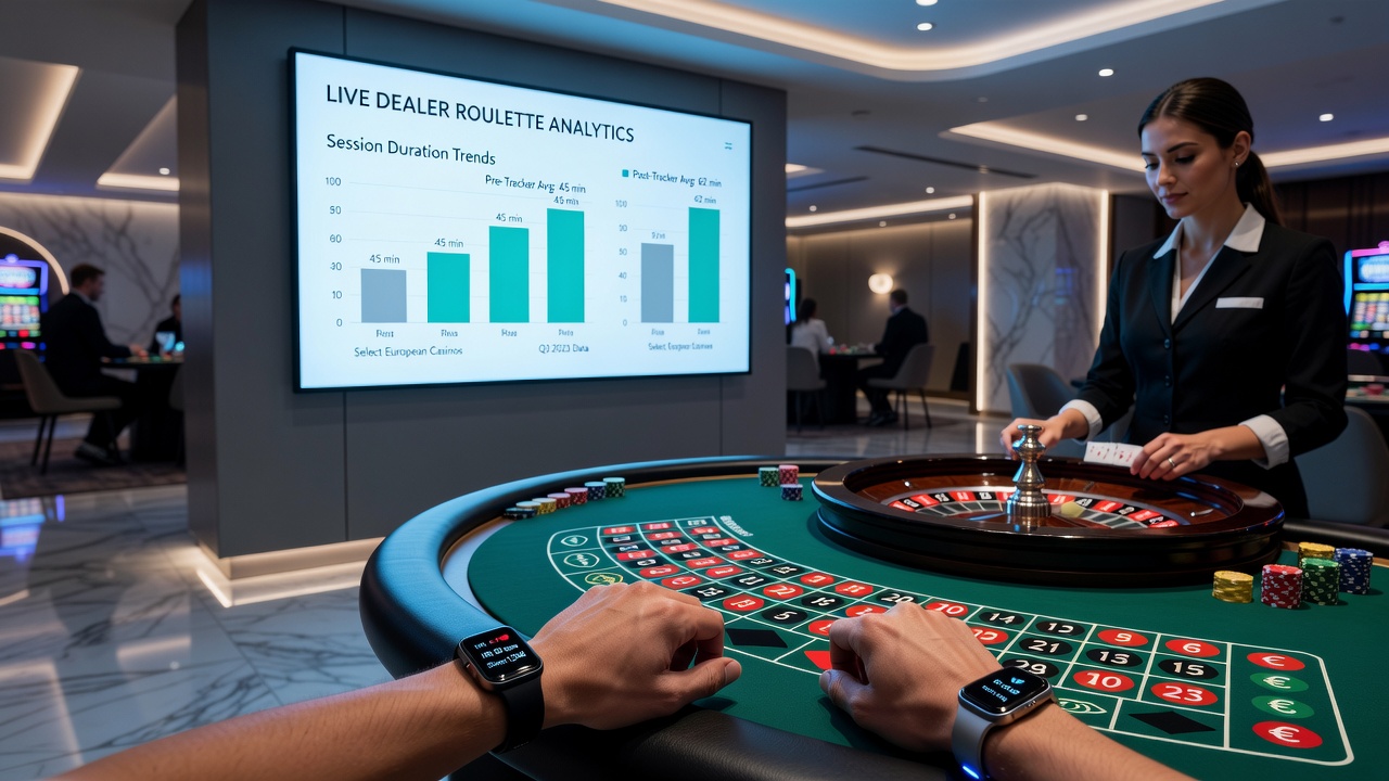 Live dealer roulette table interface showing integrated health alert notification on player screen