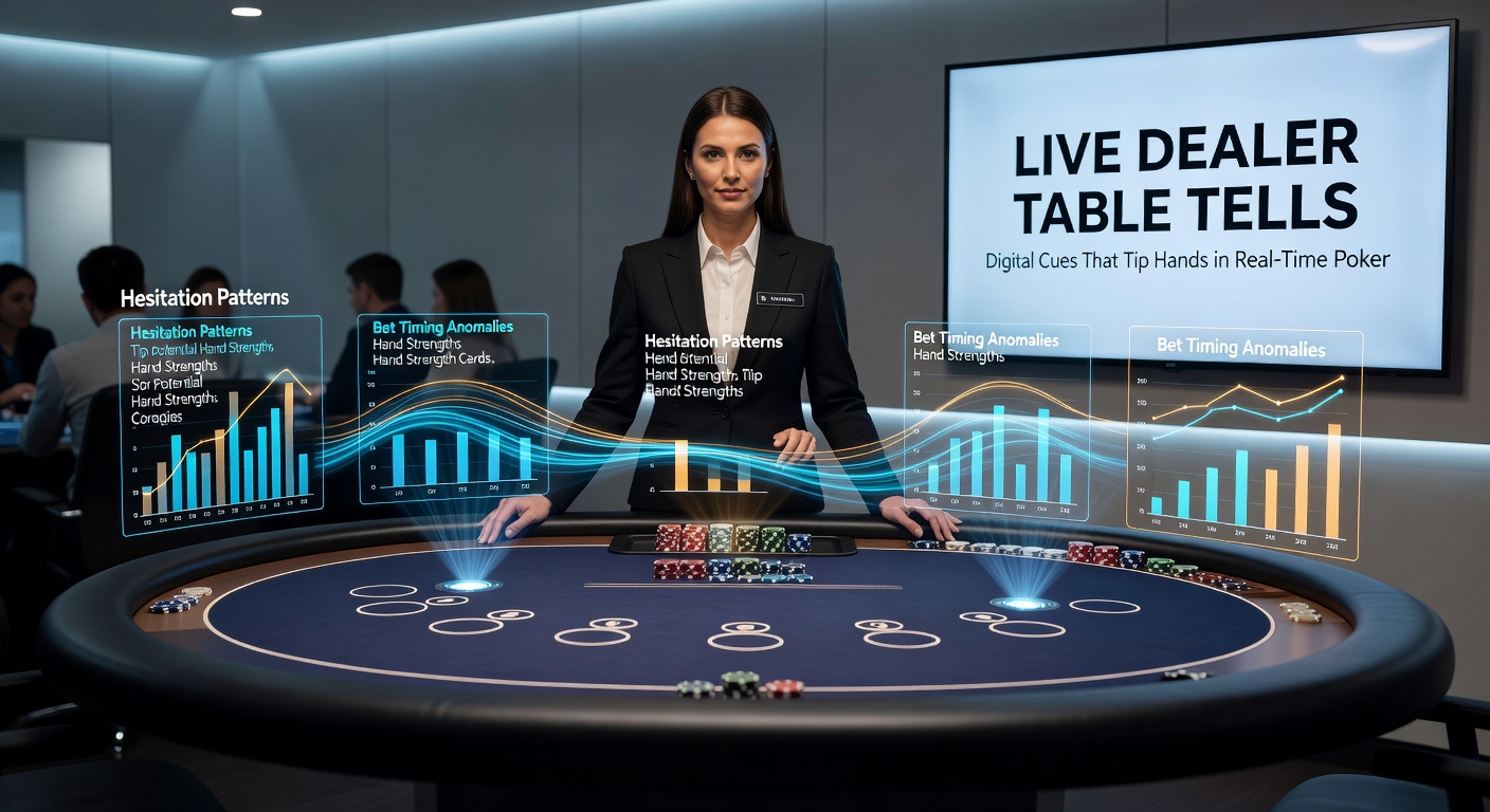 Close-up of a digital poker interface during live dealer play, highlighting bet animations, chat bubbles, and cursor trails revealing player decision patterns