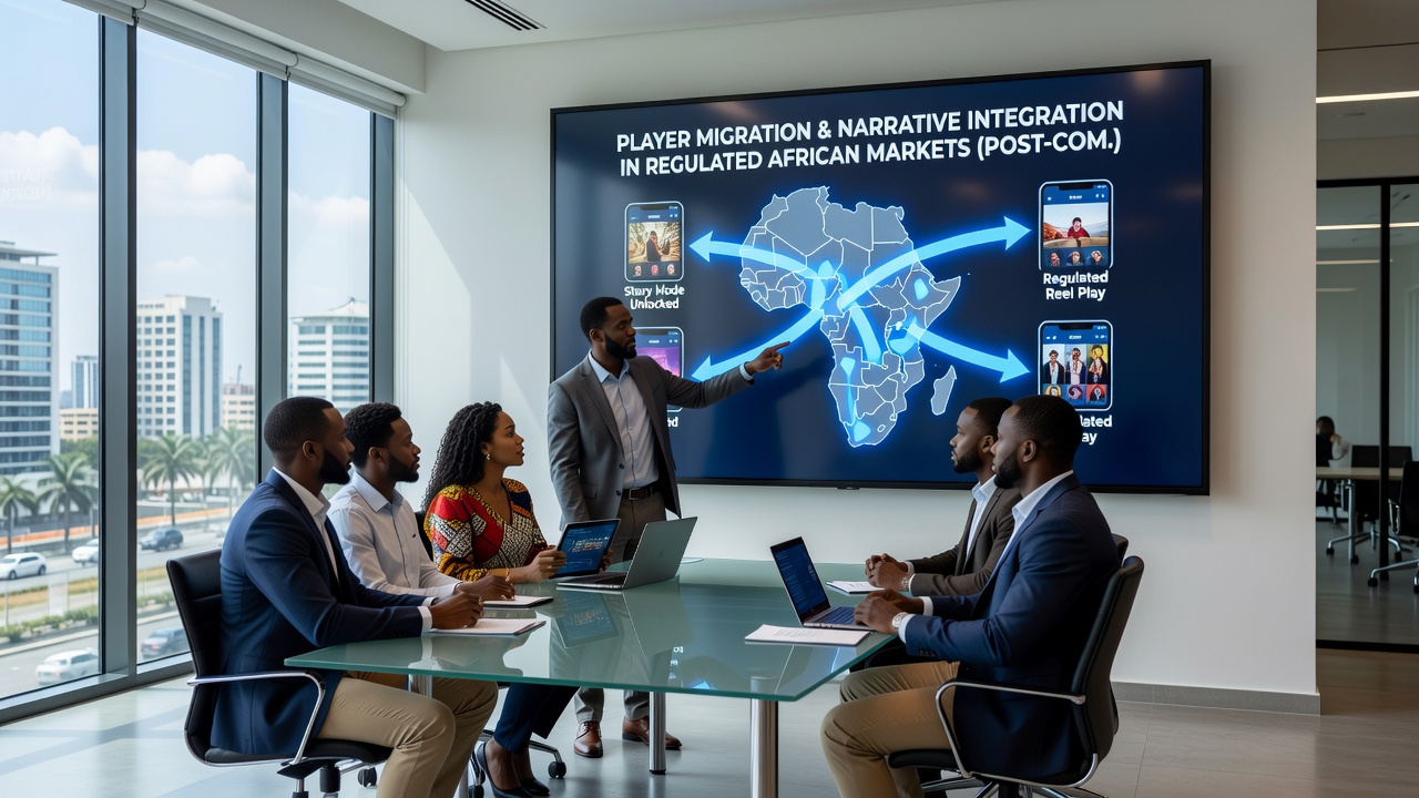 Infographic showing player migration statistics toward narrative reel formats across African markets in 2026