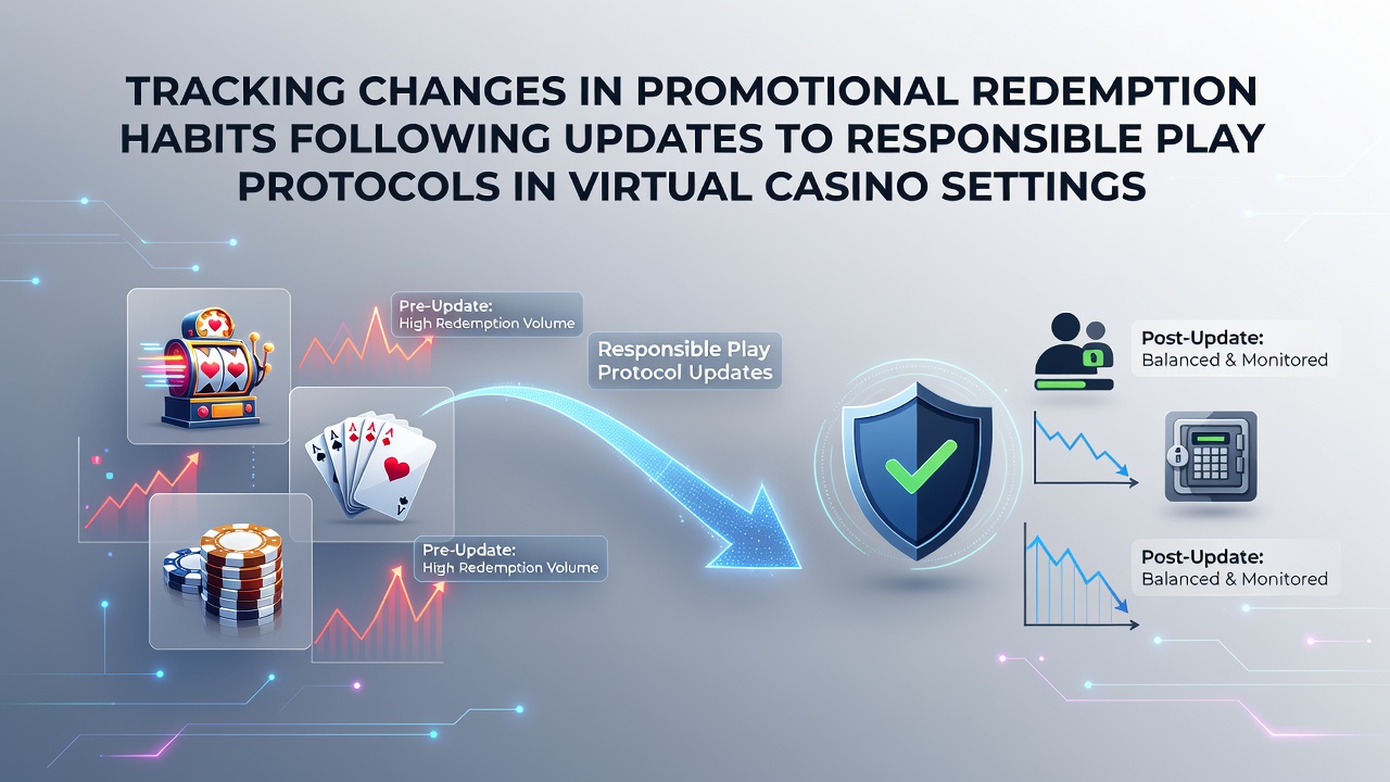 Players interacting with responsible play tools on virtual casino interfaces after protocol updates